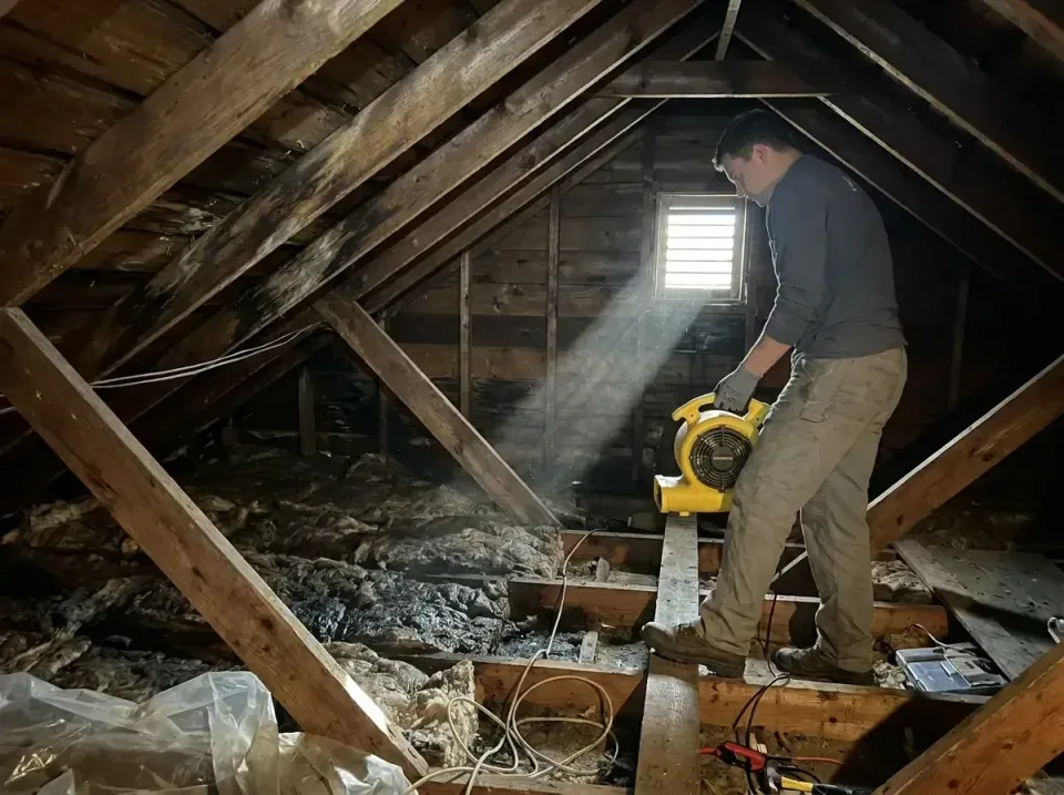 attic-water-damage-drying-proc-007 — frequently asked questions, Emergency Water Extraction & 24/7 Flood Response in Ammon,…